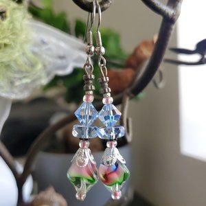 Art Deco Crystal Earrings